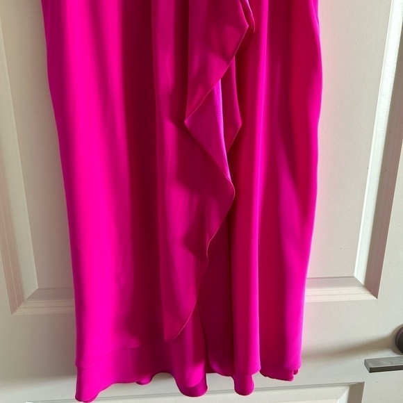 - AMANDA Uprichard 100% Silk Mini Dress Ruffle Front Sleeveless Size Small… - Picture 5 of 8